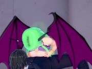 Morrigan Sexy Big Tits Succubus {コイカツ!/3D Hentai} 7/16