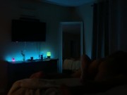 Seductive fishnet straddles hard cock ... listen to her cum.... loud  15/16