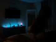 Seductive fishnet straddles hard cock ... listen to her cum.... loud  16/16