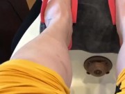 Getting the royal treatment on my tootsies  13/16