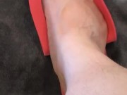 Getting the royal treatment on my tootsies  15/16