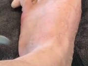 Getting the royal treatment on my tootsies  4/16