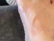 Getting the royal treatment on my tootsies  6/16