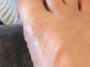 Getting the royal treatment on my tootsies  7/16