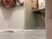 POV peeping under my door shower scene James Bond move 14/16