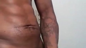Chocolate stick dripping cum