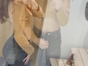 How Many Times this Slutty Teen Cum in Fitting Room?! Wet Creamy Pussy! AMATEUR SOLO 1/16