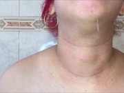 Neck fetish, chocking and spit (Demo version)