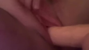 Pussy play with dildo 