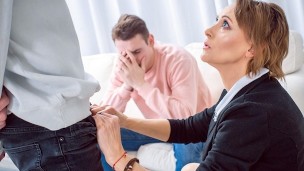 TUTOR4K. Man wanted buddy to watch him fucking stepmother and plan worked