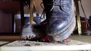 Toycar Crushing with Doc Martens Plateau Boots (Trailer)