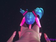 Vocaloid Hentai - POV Miku Blowjob in a Striptease Club 14/16