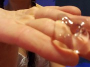 Plastic Panty Masturbation Bed Soaking. Please Watch 2/16