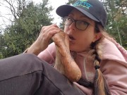 Cleaning My Very Dirty Feet. Lots of Spitting 10/16