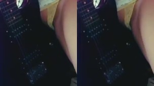 sexy dance with a sexy guitar