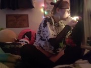 (Extra long) slutty smoke with me and fingering 4/16