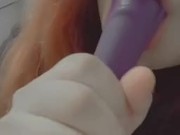 Sucking a vibrator I’m bored 