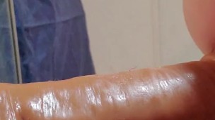 95 LBS trying to take in a big cock