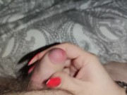 Quick Handjob with weak cumload  7/16