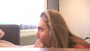 ANALIZED - FACIAL AFTER ROUGH ANAL SEX WITH BLONDE TEEN PAWG SKYLAR SNOW