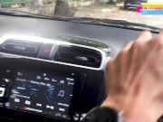 Real Public CAR BLOWJOB อมควยให้ก่อนเดี๋ยวไปส่ง 16/16