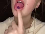 Nail fetish. Biting and licking 16/16