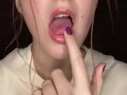 Nail fetish. Biting and licking 7/16