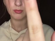 Nail fetish. Biting and licking 9/16