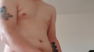 Horny Twink Jerks Cock