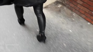 All leather in public