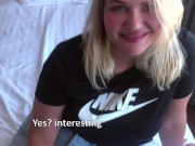 Talked Sexy Step Sister into Sucking Cock Before her Date 1/16