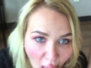 Talked Sexy Step Sister into Sucking Cock Before her Date 12/16