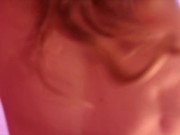 Will VonBolton videos Roxanna Redfoot Hula Hooping Nude in bubblegum pink room 1/16