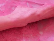 Will VonBolton videos Roxanna Redfoot Hula Hooping Nude in bubblegum pink room 13/16