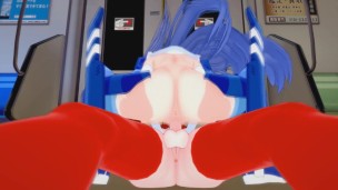 Symphogear Hentai 3D - Tsubasa Kazanari x Chris Yukine (Futa)