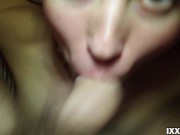 Full mouth of sperm for my sexy wife 13/16