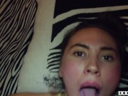 Full mouth of sperm for my sexy wife 15/16