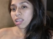 REAL Joven latina sumisa de 18 años le meto mi gran polla y la hago garganta profunda 2/16