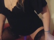 Talking about pegging your ass. Getting used to having a dick. 15/16