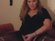 Talking about pegging your ass. Getting used to having a dick. 6/16