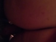 Black dress 2 buttplug and ride