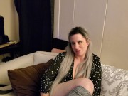 Bored housewife just wants the cock and cum in her face