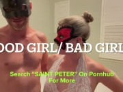 Bambi Bold Has 6 Min To Make Saint Peter Cum...Or Face The Painal/Creampie Consequences (She Loses)  1/16