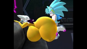 Rouge x Sonic OC Anal Sex