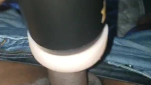 Lady-Godess strong doggy jerk-off until REAL ORGASM