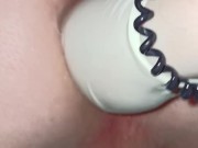 Mistress is stretching his ass 10/16