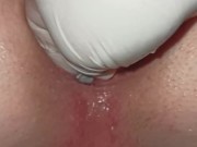 Mistress is stretching his ass 9/16