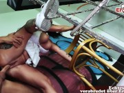 DEUTSCHE HAUSFRAU ABGESCHLEPPT UND OUTDOOR GEFICKT 10/16