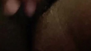 Ebony Cums HARD on Vibrator!!! 