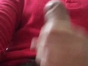 Mexican big dick. Male masturbation close up.